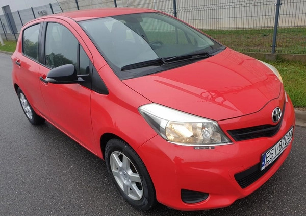 Toyota Yaris cena 20909 przebieg: 185000, rok produkcji 2012 z Sieradz małe 436